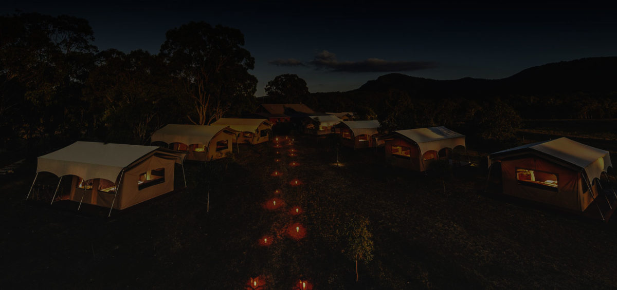 Luxury tents scenic Rim Queensland