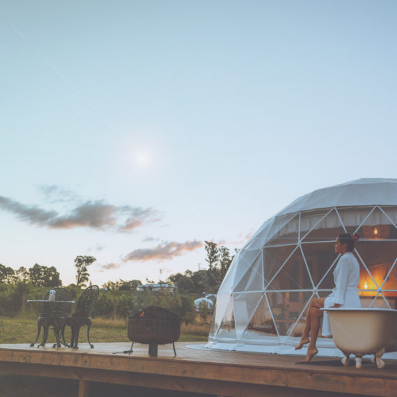 Domescapes glamping near Hobart