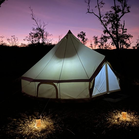 Dog friendly glamping NT